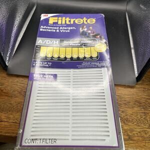 NEW 3M Filtrete A/D/H Advanced Allergen Bacteria Virus HEPA Air Purifier Filter